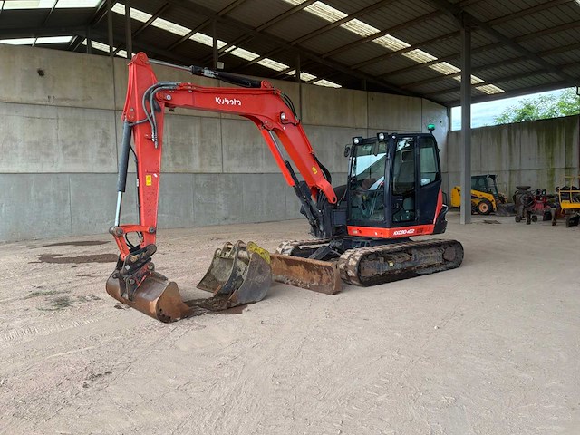 Kubota - kx080-4a2 - tracked excavator - 2019 - afbeelding 1 van  14