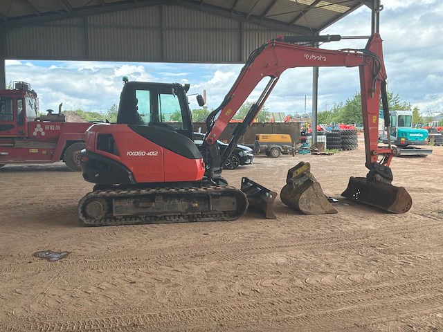 Kubota - kx080-4a2 - tracked excavator - 2019 - afbeelding 11 van  14