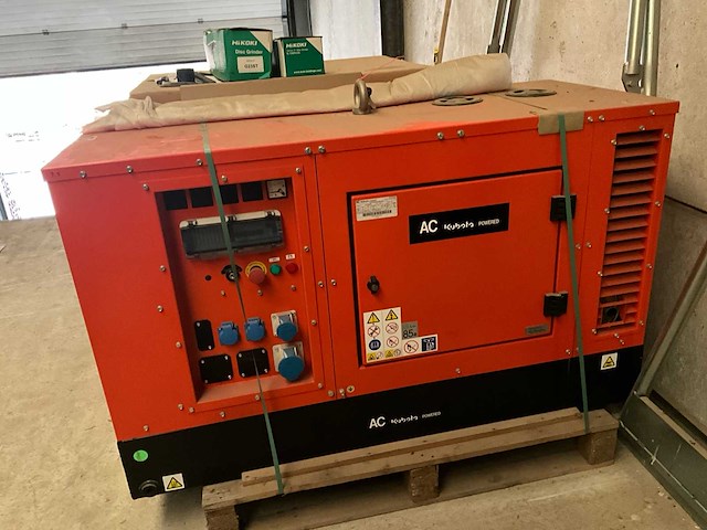 Kubota 7,5 kva 1500 rpm nieuwe generatorset - afbeelding 2 van  6