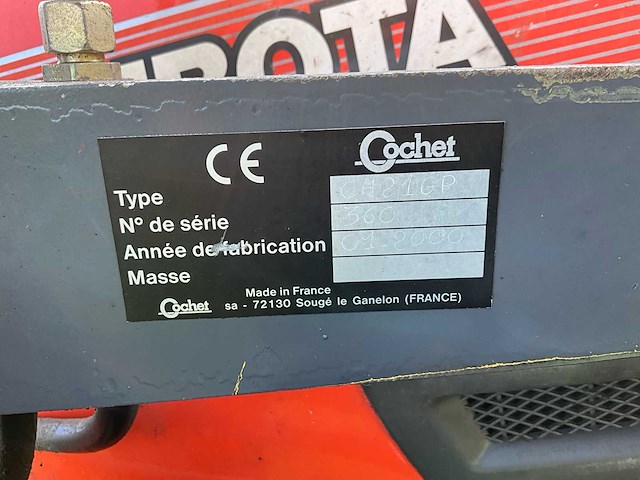 Kubota b2400 cochet tractor hydrostaat (4x4) - afbeelding 4 van  10