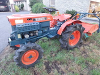 Kubota b7000 minitractor + grondfrees - afbeelding 1 van  20