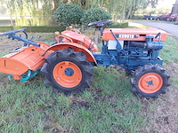 Kubota b7000 minitractor + grondfrees - afbeelding 15 van  20