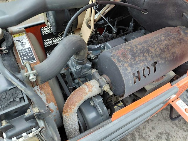 Kubota gb15 garden tractor + frees - afbeelding 6 van  19