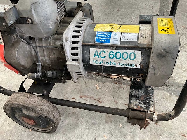 Kubota gh400 stroomgenerator - afbeelding 12 van  12