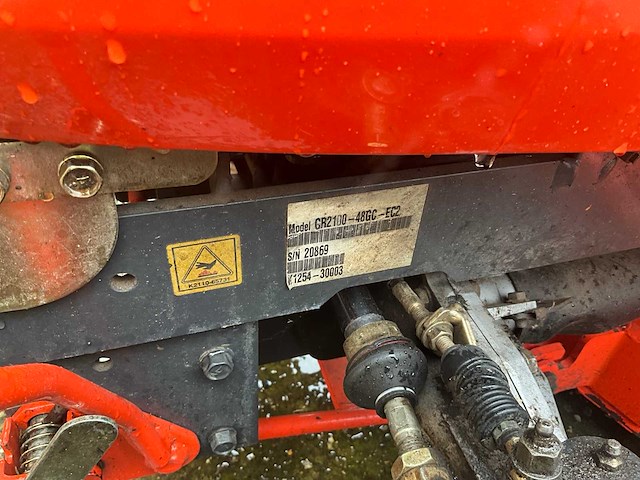 Kubota gr2100-ii zitmaaier - afbeelding 18 van  20