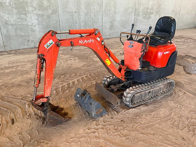 Kubota k008-3 minigraafmachine - afbeelding 10 van  17