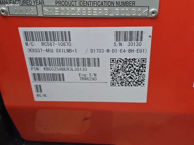 Kubota kx037-4 gl minigraver/rupsgraafmachine.... - afbeelding 4 van  85