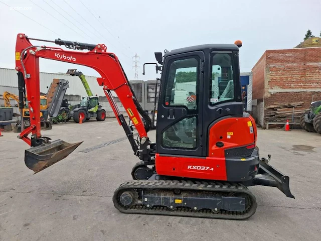 Kubota kx037-4 gl minigraver/rupsgraafmachine.... - afbeelding 62 van  85