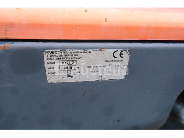 Kubota kx71-2 rupsgraafmachine - afbeelding 18 van  36