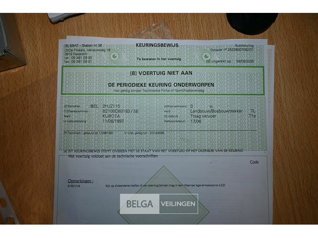 Kubota landbouwtrekker - afbeelding 18 van  18