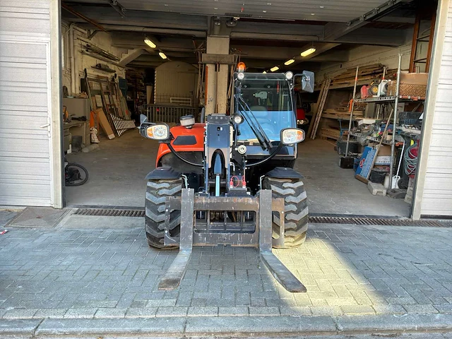 Kubota schuiflader / telehandler kubota kth4815-2 – 146,7 uur – vorken + bak 160 cm - afbeelding 34 van  37