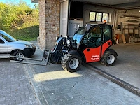 Kubota schuiflader / telehandler kubota kth4815-2 – 146,7 uur – vorken + bak 160 cm - afbeelding 12 van  37