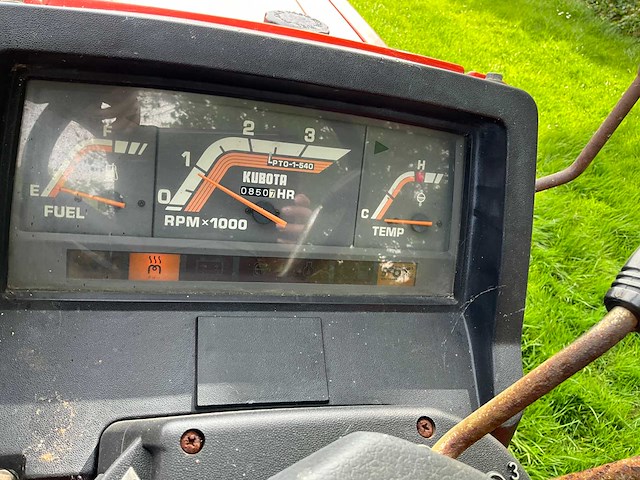 Kubota sunshine l1-195 minitractor - afbeelding 4 van  18