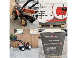 Kubota tractor & stroomgroep
