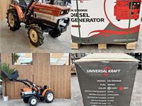 Kubota tractor & stroomgroep