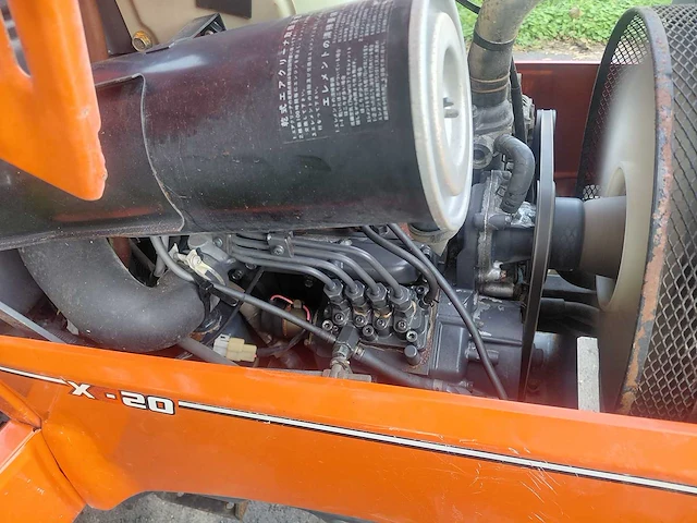 Kubota x20 - minitractor - afbeelding 13 van  20