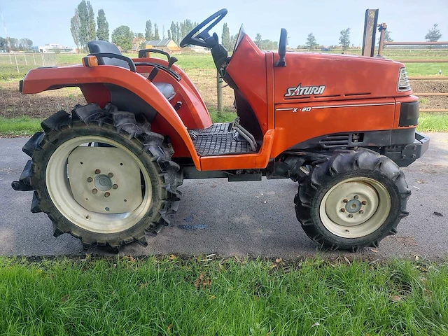 Kubota x20 - minitractor - afbeelding 15 van  20