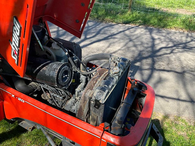 Kubota x20 minitractor met frees - afbeelding 28 van  28