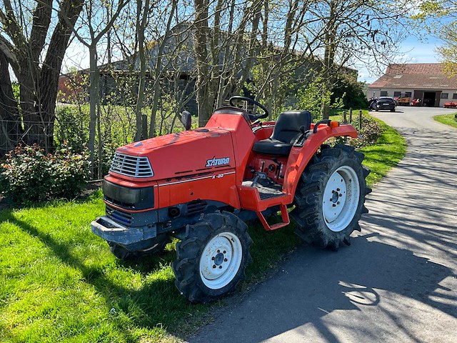 Kubota x20 minitractor met frees - afbeelding 21 van  26