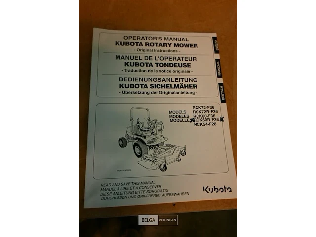 Kubota zitmaaier - afbeelding 16 van  17