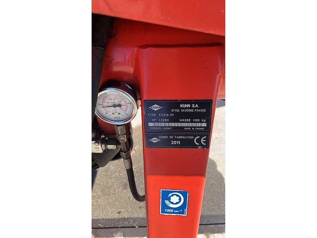 Kuhn - 2011 - fc313-ff - maaimachine - afbeelding 8 van  8