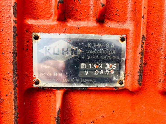 Kuhn - el100n 305 - cultivator - afbeelding 4 van  4