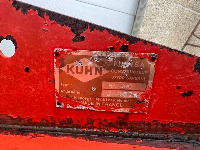 Kuhn - hr300 - power harrow - afbeelding 1 van  11