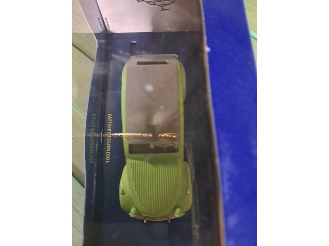 Kuifje auto in doos l'affaire tournesol - afbeelding 4 van  4