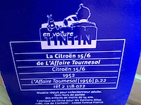 Kuifje auto in doos l'affaire tournesol - afbeelding 3 van  4