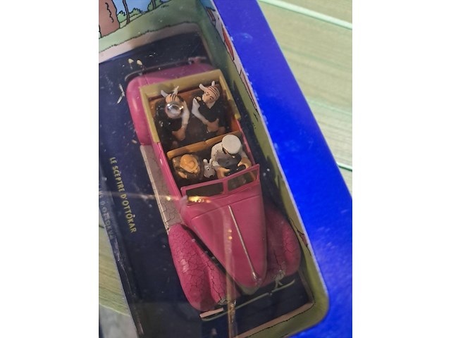 Kuifje auto in doos le cabriolet des dupondt - afbeelding 4 van  4