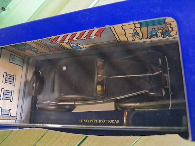 Kuifje auto in doos le sceptre d'ottokar - afbeelding 4 van  4