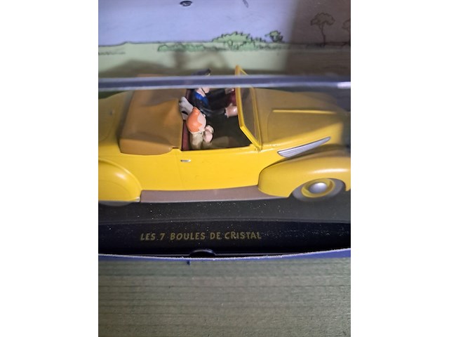 Kuifje auto in doos les 7 boules de cristal - afbeelding 2 van  4