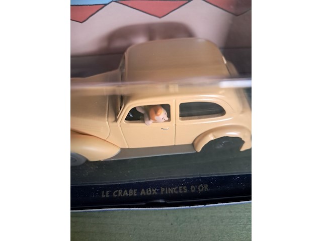 Kuifje auto in doos les crabe aux pinces d'or - afbeelding 2 van  4