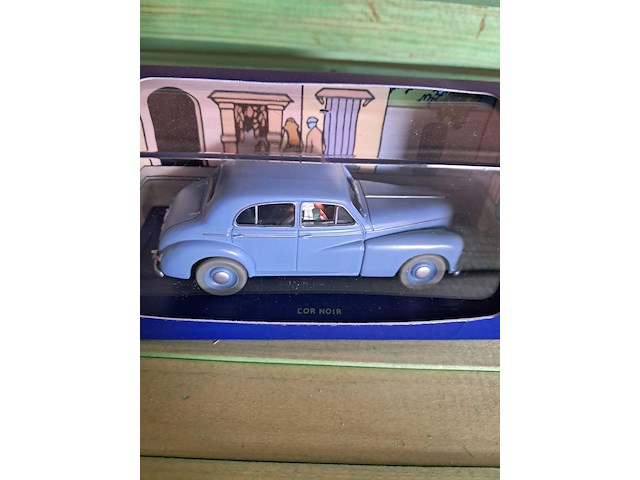 Kuifje auto in doos l'or noir - afbeelding 1 van  4