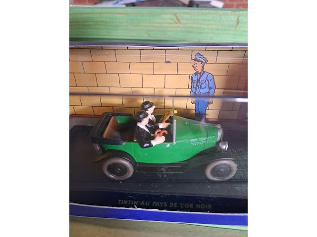 Kuifje auto in doos tintin au pays de l'or noire - afbeelding 1 van  4
