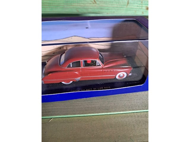 Kuifje auto in doos tintin au pays de l'or noire - afbeelding 1 van  4