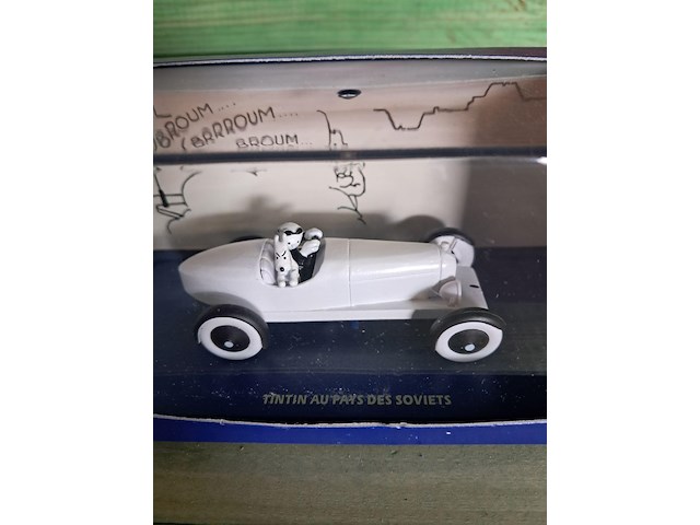 Kuifje auto in doos tintin au pays des soviets - afbeelding 1 van  4