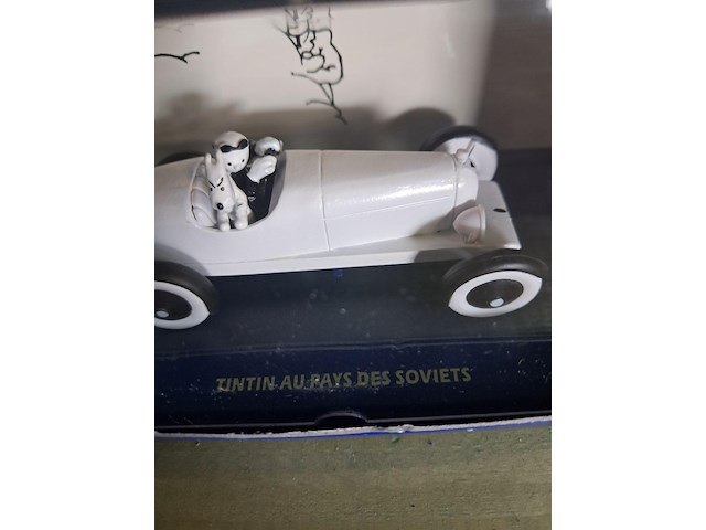 Kuifje auto in doos tintin au pays des soviets - afbeelding 2 van  4