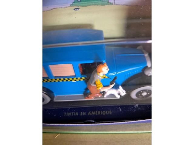 Kuifje auto in doos tintin en amerique - afbeelding 2 van  4