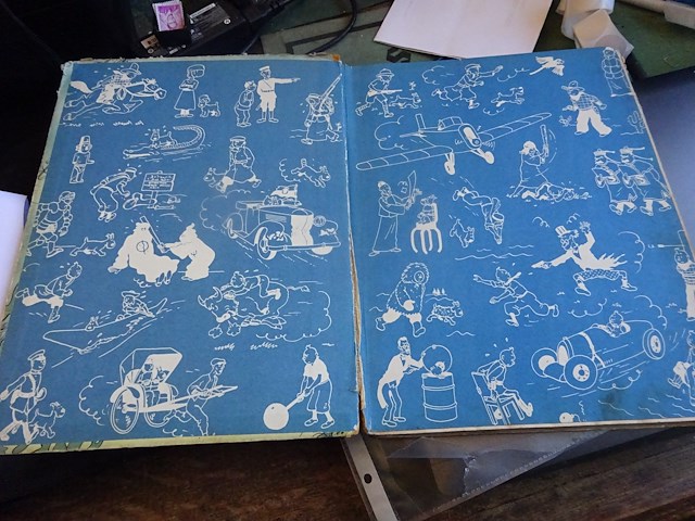 Kuifje eerste druk 1947 de schat van scharlaken rackham - afbeelding 2 van  4