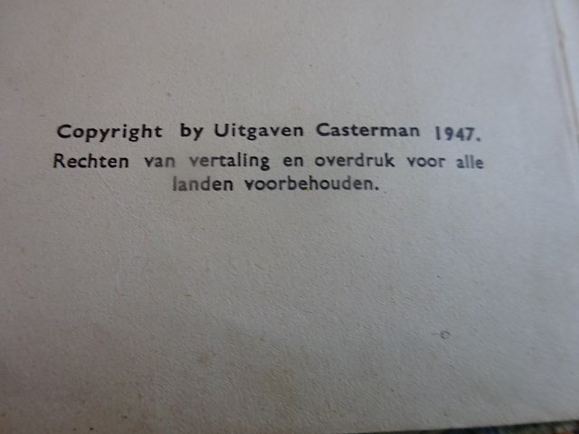 Kuifje eerste druk 1947 de schat van scharlaken rackham - afbeelding 3 van  4
