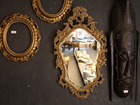 Kuifspiegel met geslepen glas - afbeelding 1 van  4