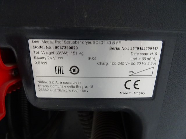 Kuismachine nilfisk - afbeelding 5 van  10