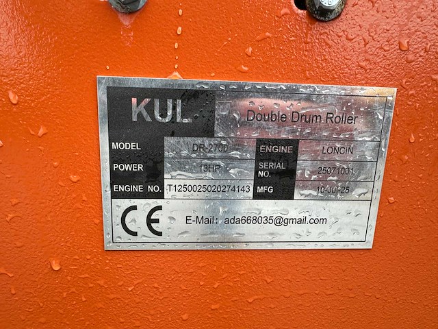 Kul - 2025 - dr-2700 - tandemwals - duowals - afbeelding 21 van  28