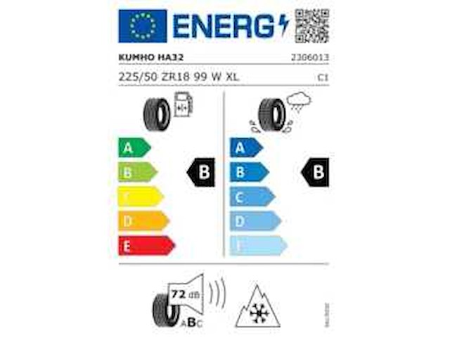 Kumho solus 4s ha32 225/50 zr18 99w xl 3pmsf (x2) - afbeelding 2 van  3