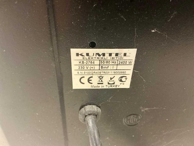 Kumtel ks-2764 elektrische verwarming - afbeelding 4 van  4
