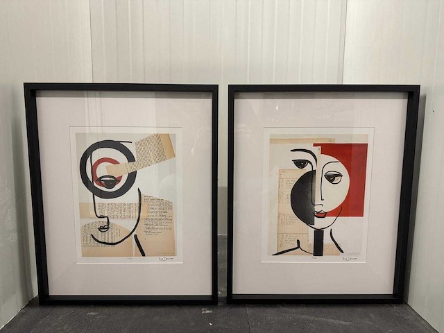 Kunst - rob delamater - faces of a century iv - afbeelding 1 van  4