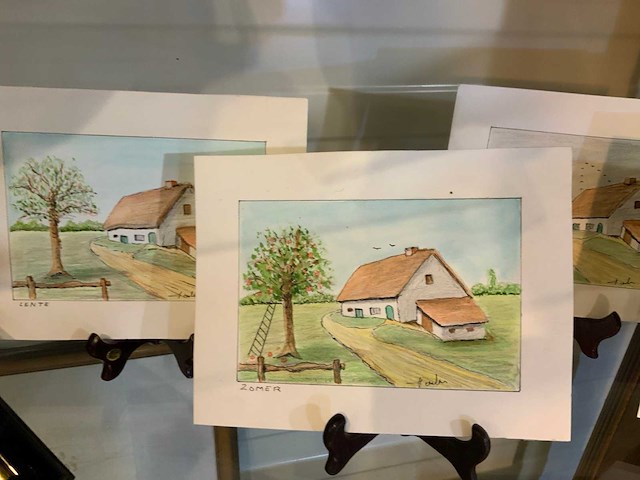 Kunst decoratie (7x) - afbeelding 5 van  8