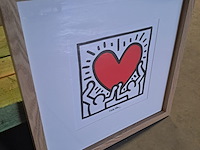 Kunst in kader keith haring h 540 mm op b 540 mm - afbeelding 3 van  3