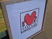 Kunst in kader keith haring h 540 mm op b 540 mm - afbeelding 3 van  3